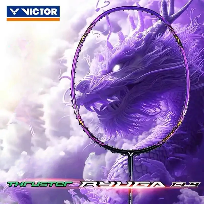 Victor Full Carbon Badminton Racket Xiaolongya Cls singly zaútočí na tk-ryuga-cls