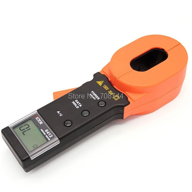 Victor VC6412 CLAMP Zemný tester tester bleskový detektor meracieho striedavého prúdu
