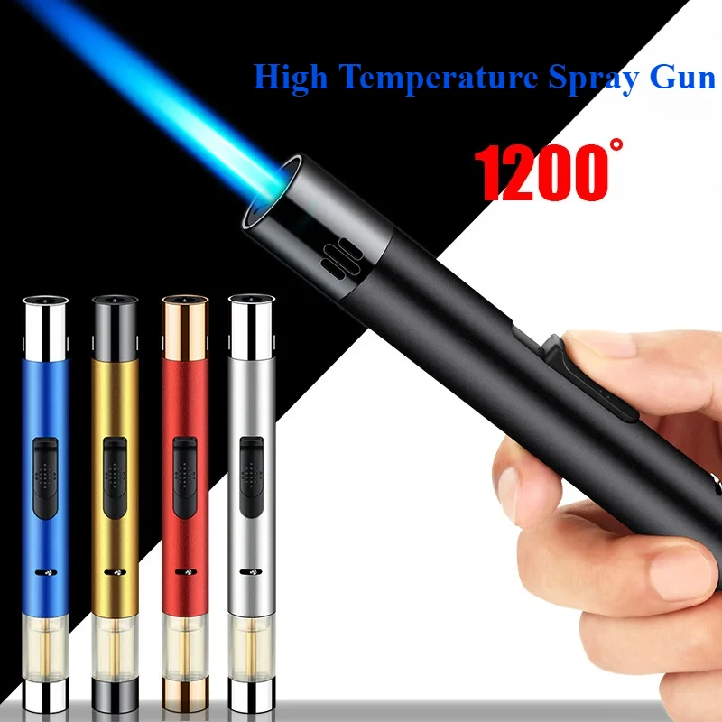 Viditeľné plynové okno Zapaľovač Cigaret Cigar Cigar Waters Cigar Waters Cigar Destrectry vonkajšie kempingové kemping