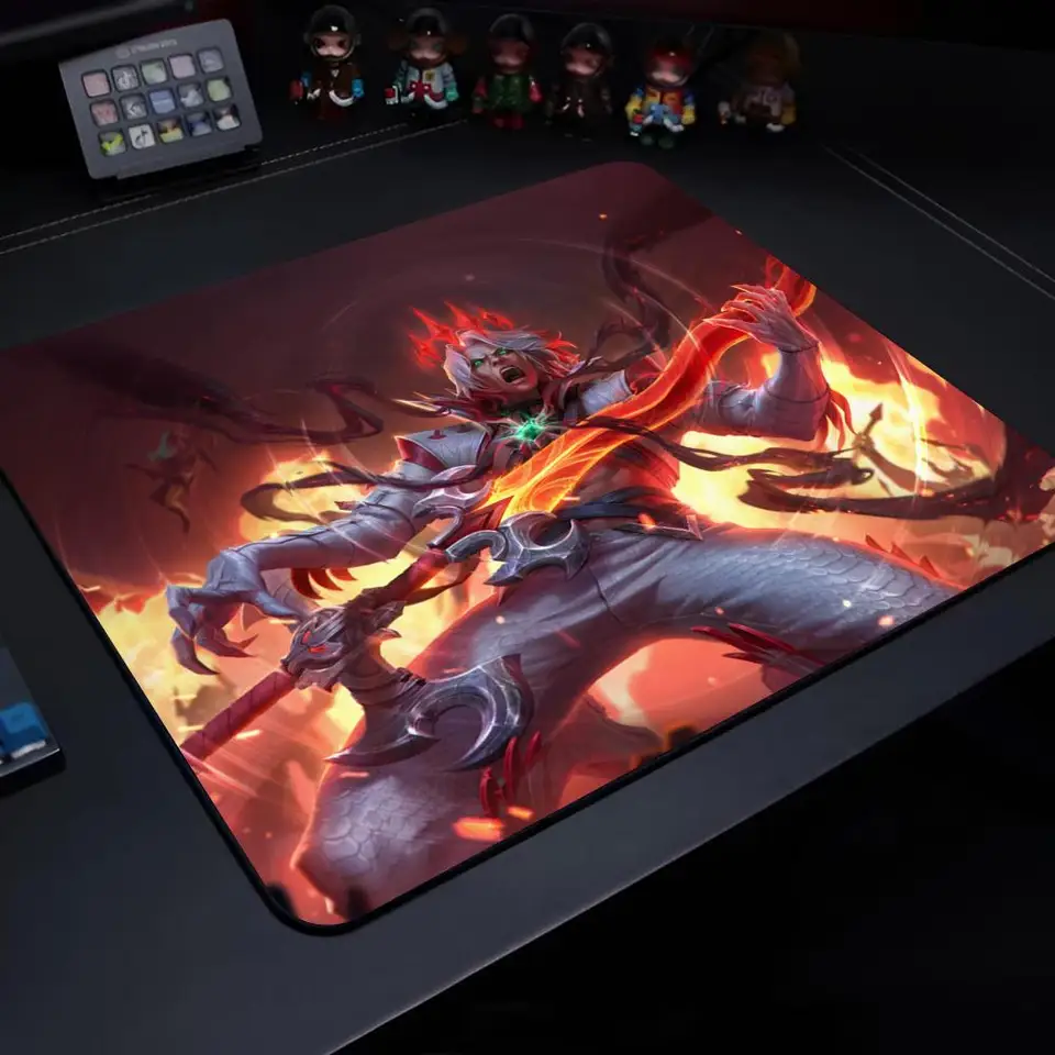 Viego Viktor Vladimir Mouse Pad Gaming NAPLATÉ Klávesnica MAT Deskmat PC Príspevky Desk Protector Protector Gamer Rats Anime Maus