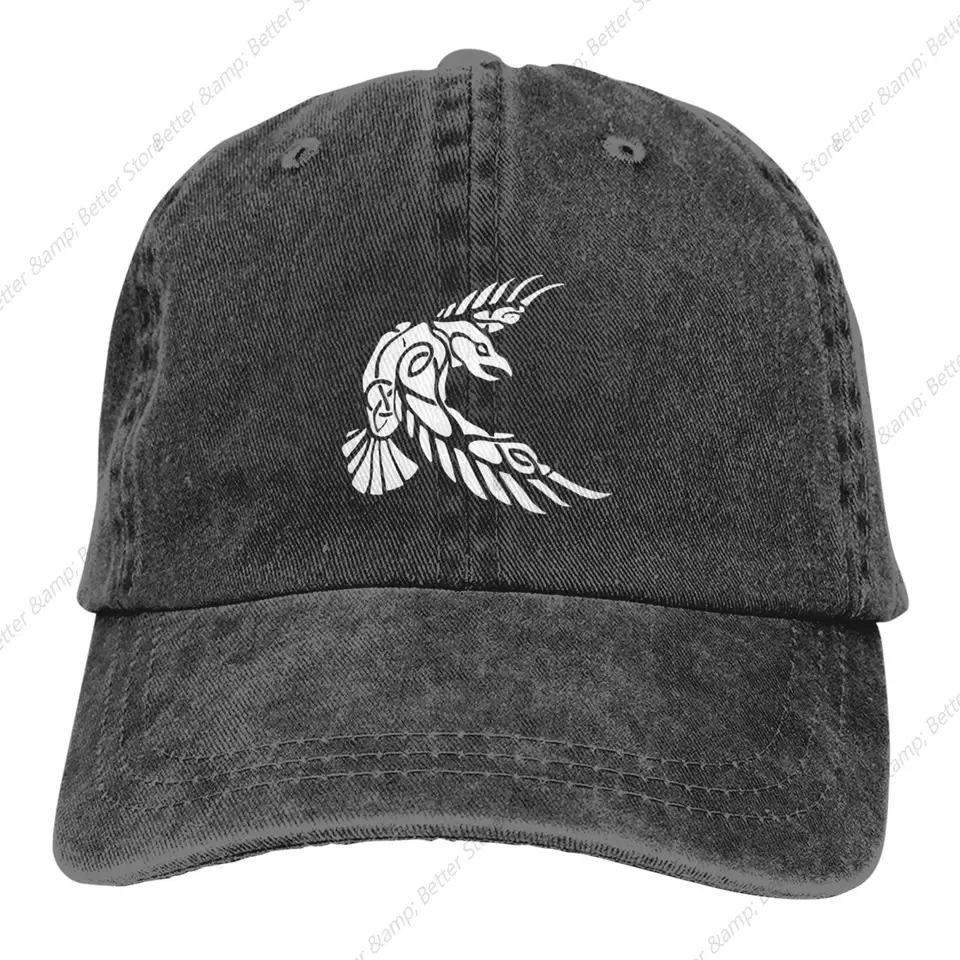 Viking nórsky vlk Raven rune klobúk