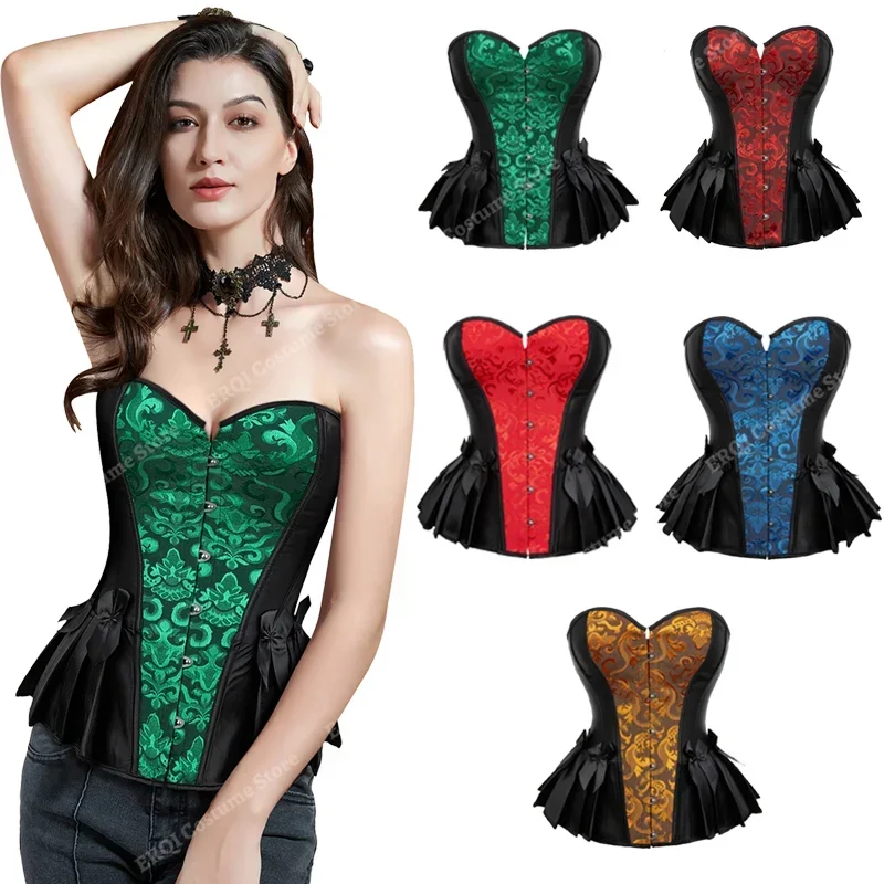 Viktoriánsky korzet špičkový renesančný korzet pre ženy sexy nadmerné korzet gotické korzety Bustier plus veľkosť xs-7xl Mn11