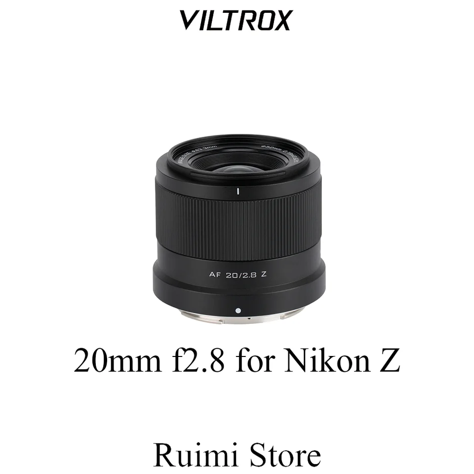 Viltrox 20 mm F2,8 Automatické zaostrenie Full Frame Ultra širokouhlý objektív pre kamery Nikon Z Mount Camery