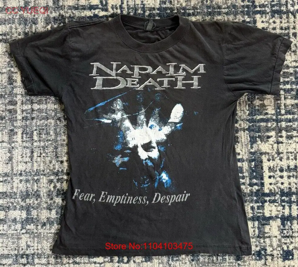Vintage 1994 Napalm Death Fear Fears Empliness Zúfa