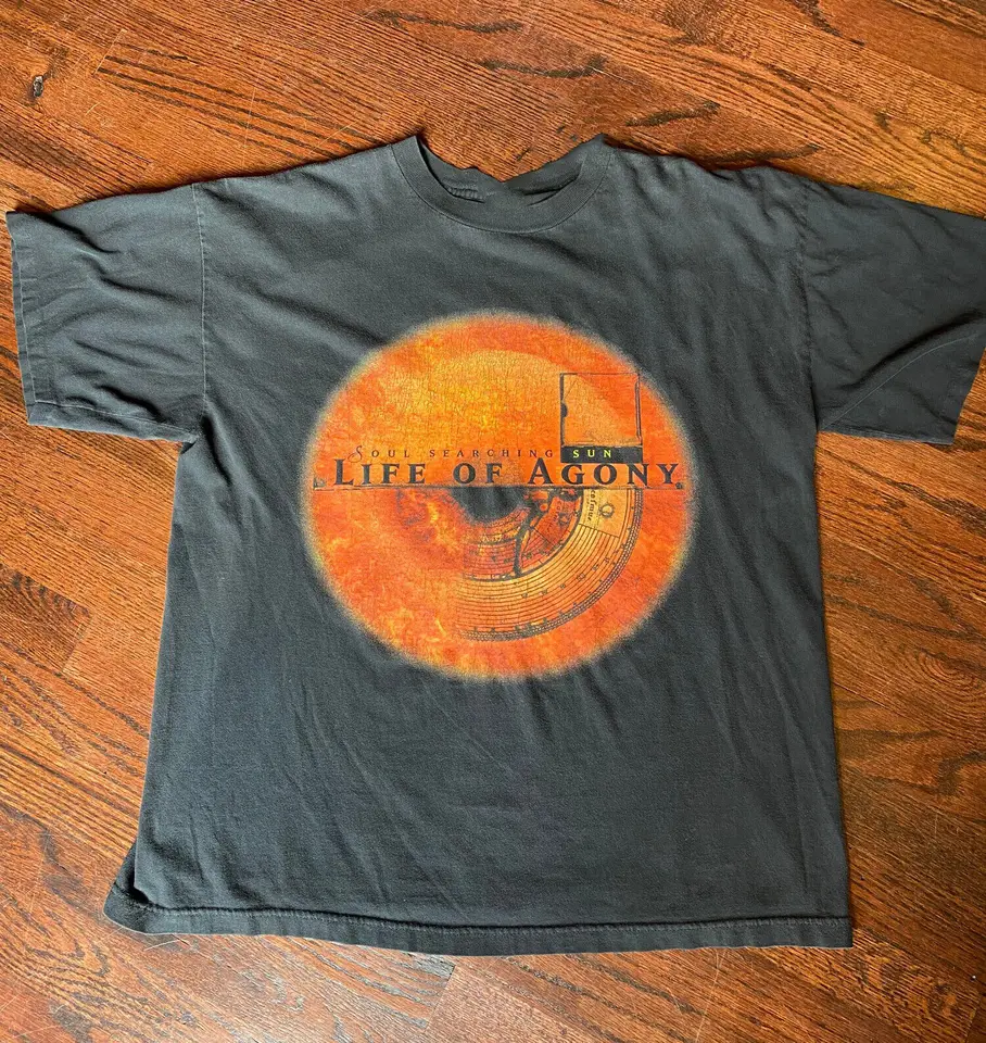 Vintage 1997 Life of Agony Soul Seating Sun Shirt Black Unisex S-5XL LI565