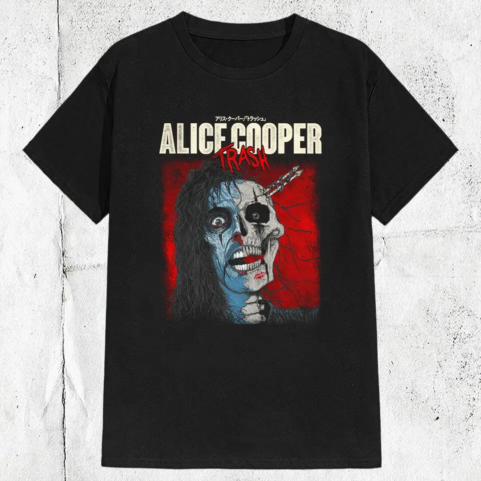 Vintage Alice Cooper Singer Band T tričko