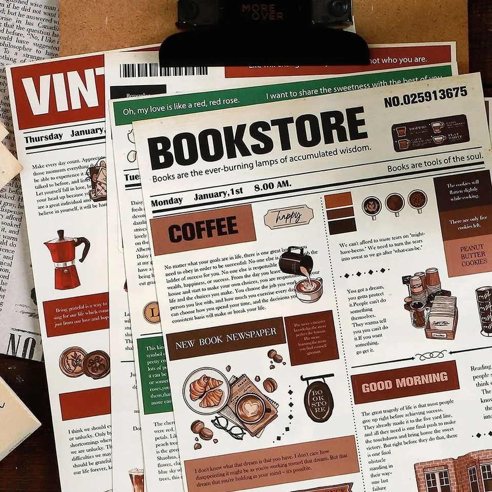 Vintage anglické noviny Scrapbook Stumpbory DIY DETORÁCIE NÁKUPY PRE NÁKLADOVÝCH PRÁVNACH
