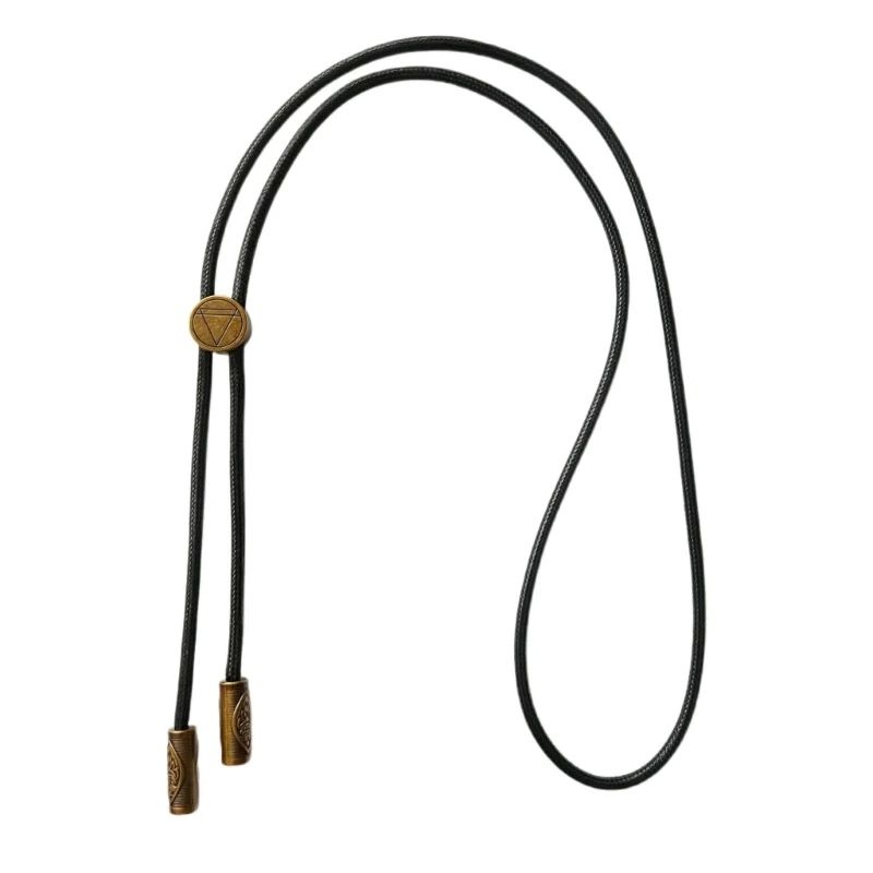 Vintage bolo kravata muži vyryté prívesok kravata kovbojový bolo kravata kostýmy na krk