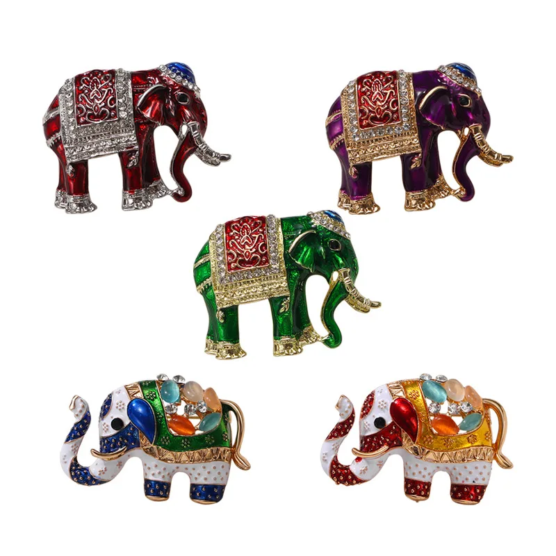 Vintage Elephant Broš