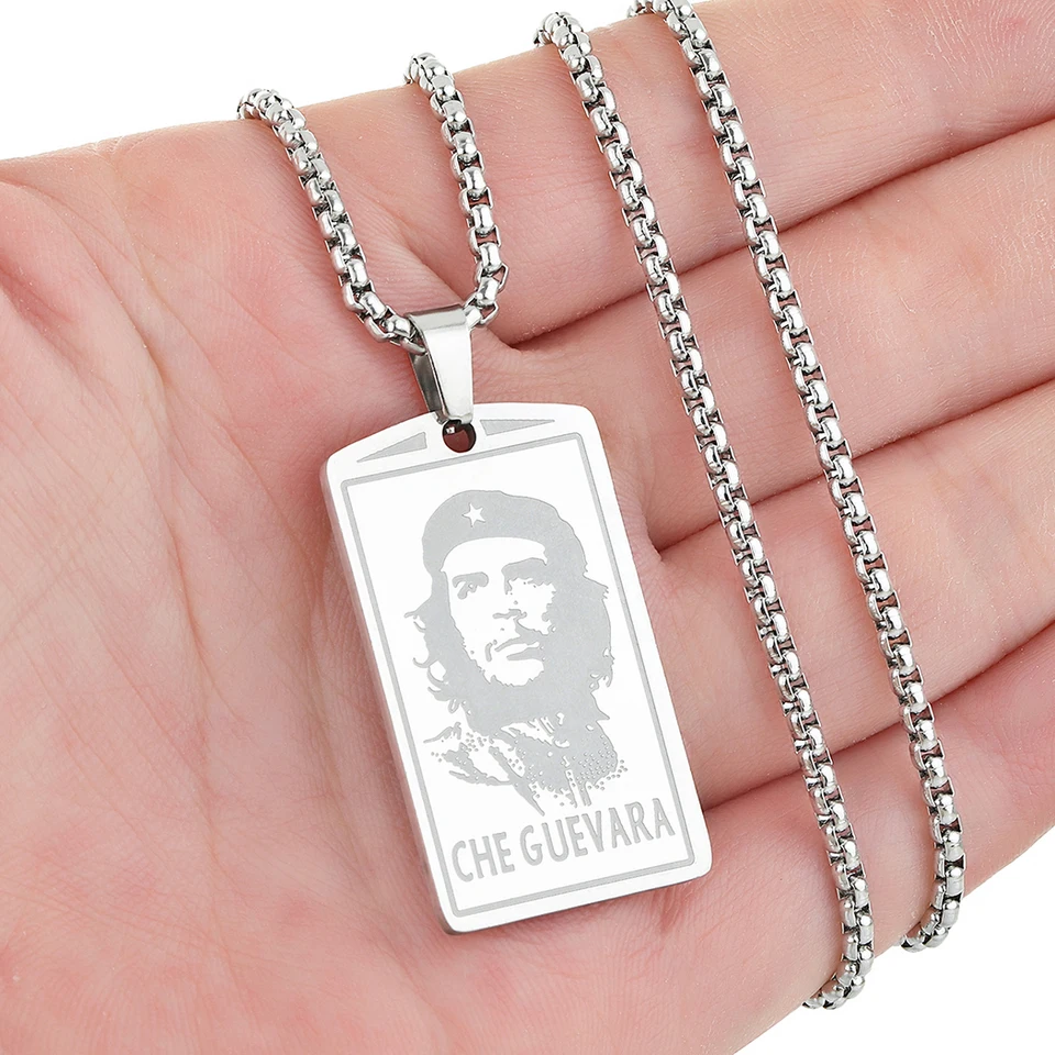 Vintage Ernesto che guevara prívesok náhrdelník pre mužov