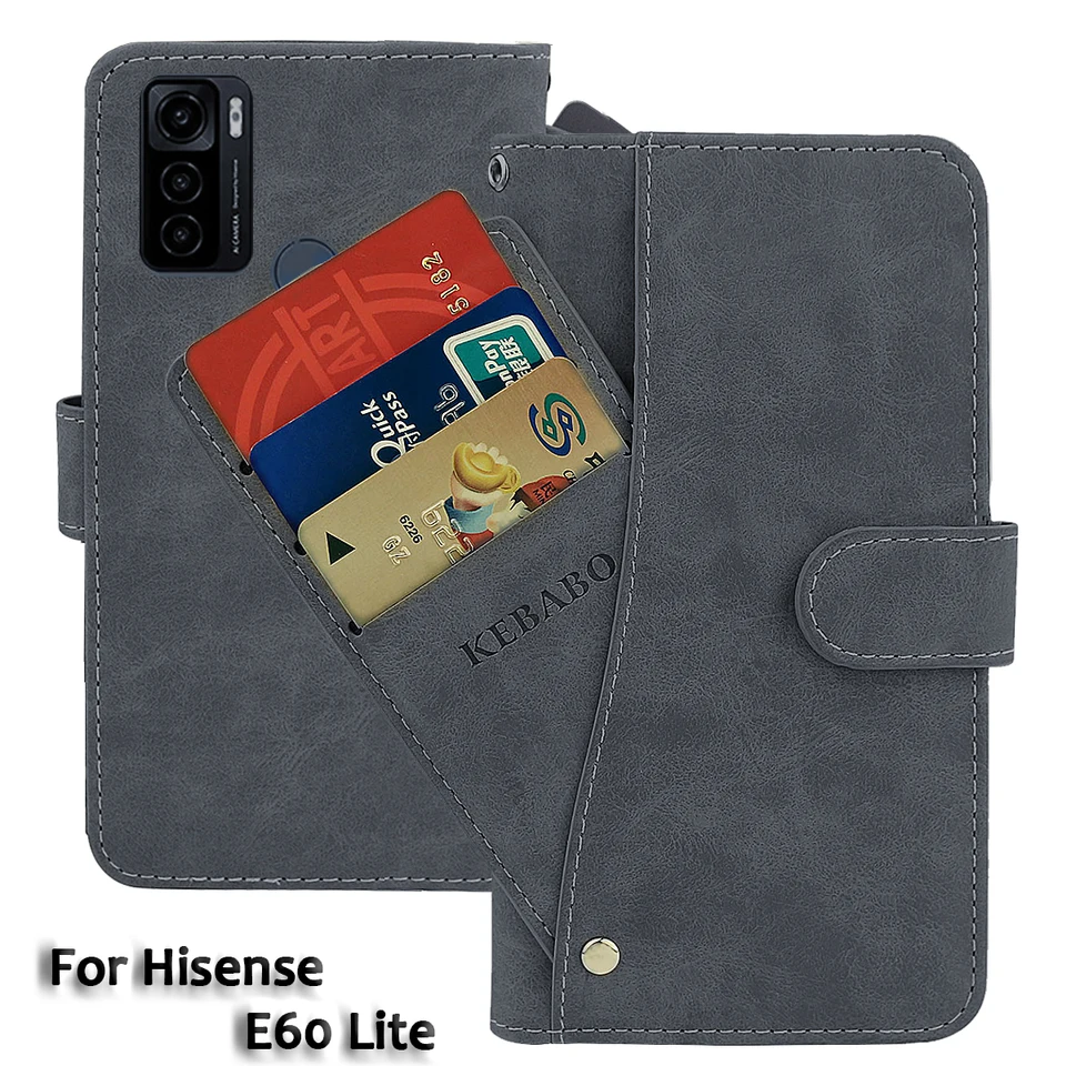Vintage kožená peňaženka Hisense E60 Lite Case 6.52 