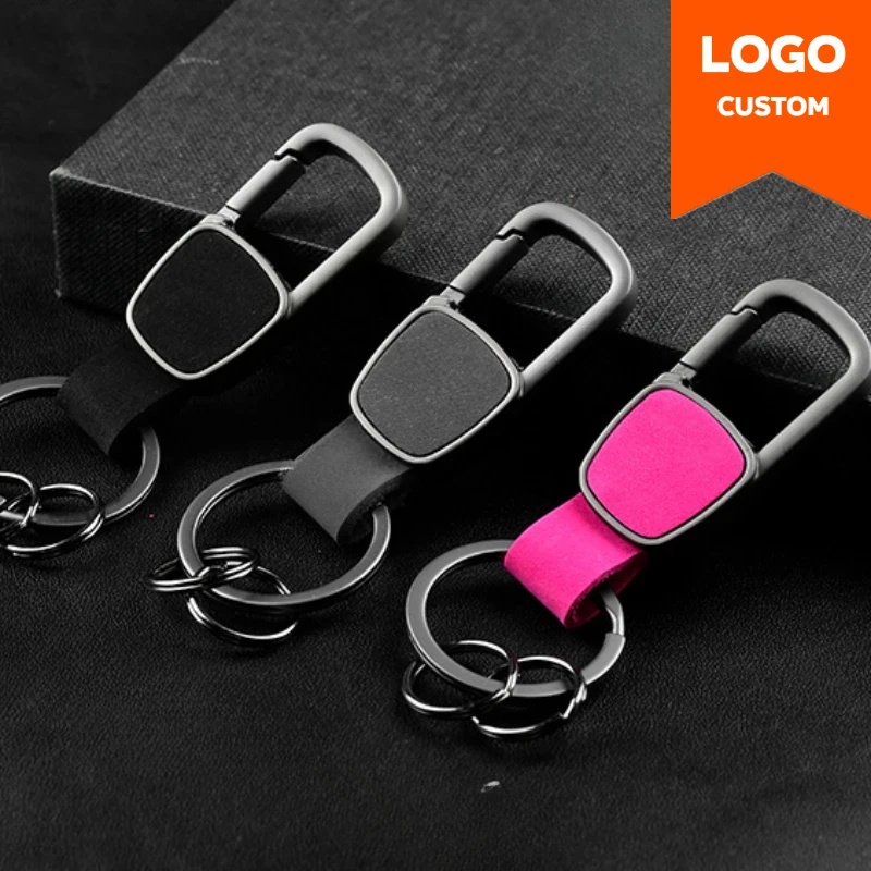 Vintage laserový vlastný matný matný kovový kovový kožený kľúče personalizujte kľúče od auta kľúča prsteň pre mužov a ženy gravve keyring