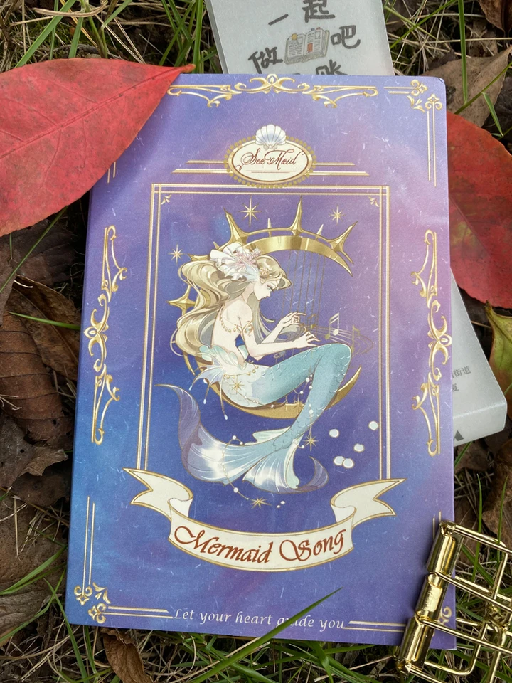 Vintage Mermaid Notebook Vynikajúce prenosné písanie knihy pre Plánovač denníka Agenda