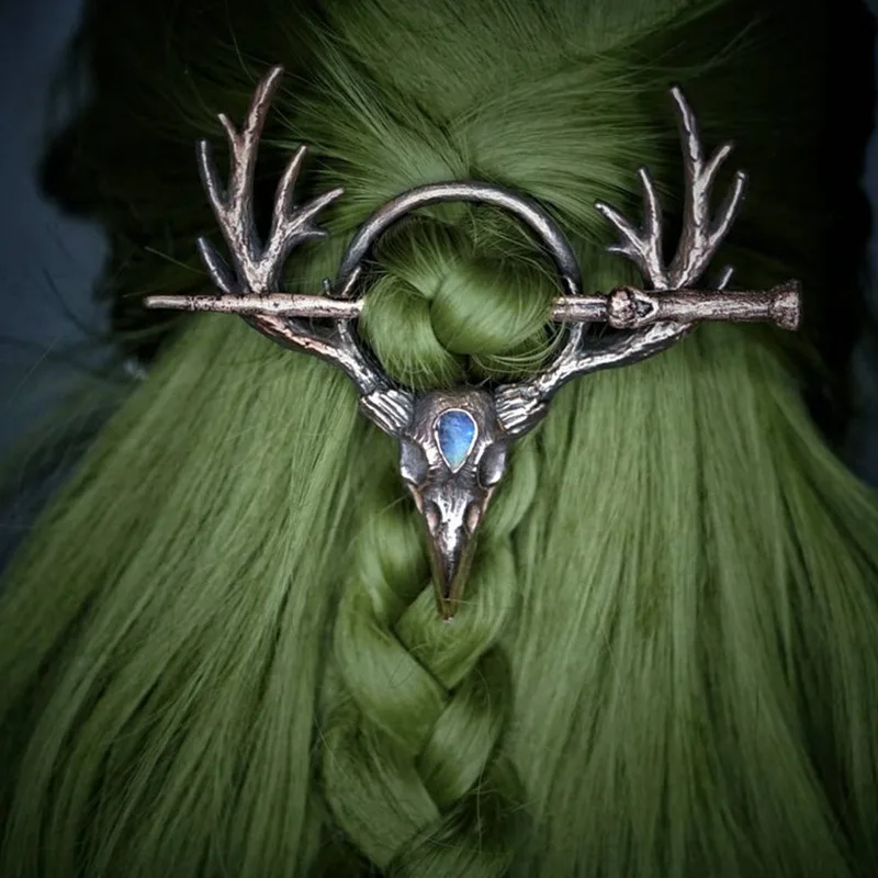 Vintage Moonstone Hair Sticks for Dám