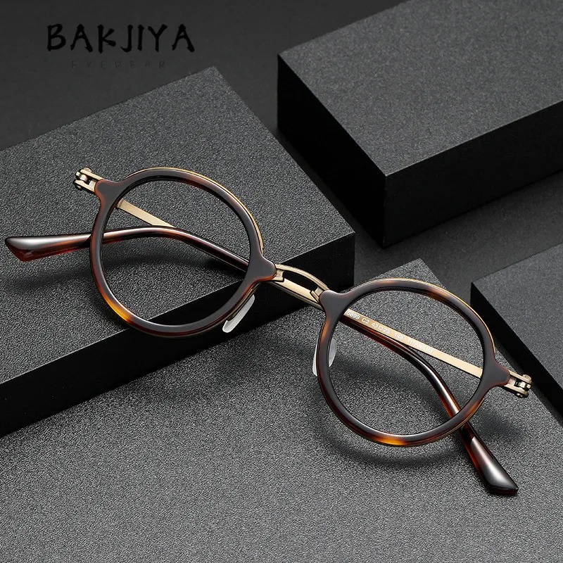Vintage Pure Titanium Italian Talian Brand Designer Full-Rim Eye Glasses Men Dám