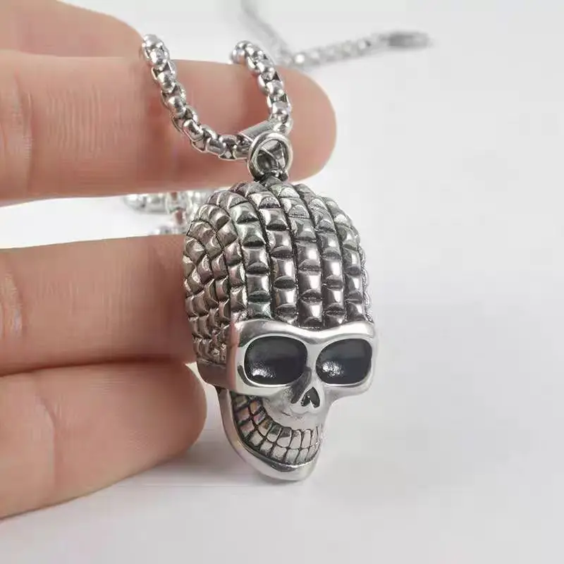 Vintage Tomahawk z nehrdzavejúcej ocele Prívesok Náhrdelník Men módne hip-hopové príslušenstvo titánový oceľ európsky a n punk šperky