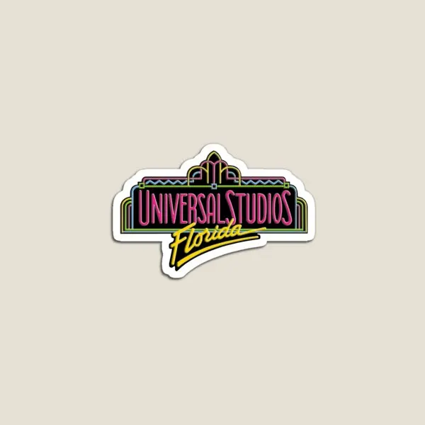 Vintage Universal Studios Florida Magnet Magnet Drsen Držiteľ farebné nálepky Magnetické roztomilé detské chladničky Hračky pre deti
