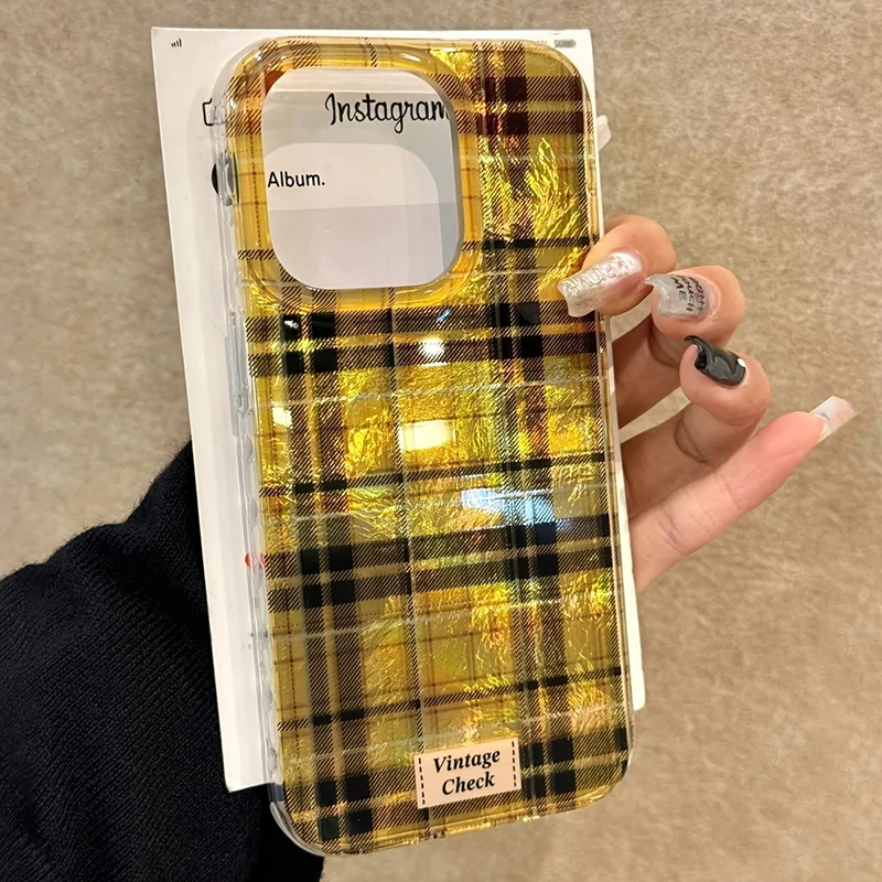 Vintage Zlaté trblietavé mriežky ľadovec pre ľadovec pre puzdro pre Samsung Galaxy S25 S24 S23 S22 S21 Fe Ultra Plus 4G 5G Perie Cover