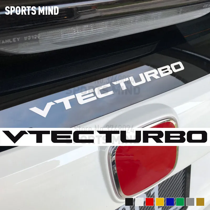 Vinylové autá Styling VTEC Turbo pre Honda Fit Jazz GK5 JDM Príslušenstvo Automobilové nálepky nálepky automobilov