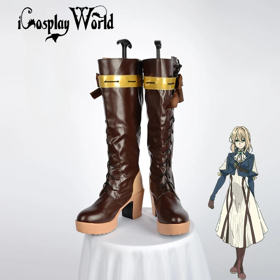 Violet Evergarden Violet Cosplay topánky komiks anime halloween Party hra cosplay topánky prop