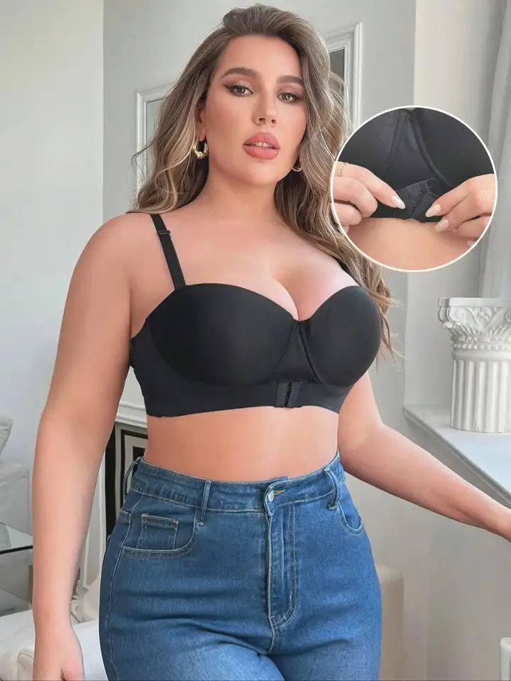 Viomisha Lady Deep Cup podprsenka Push Up Bras pre ženy plus veľkosť plného zadného pokrytia spodná bielizeň Pohodlné spodné prádlo 90D-105D