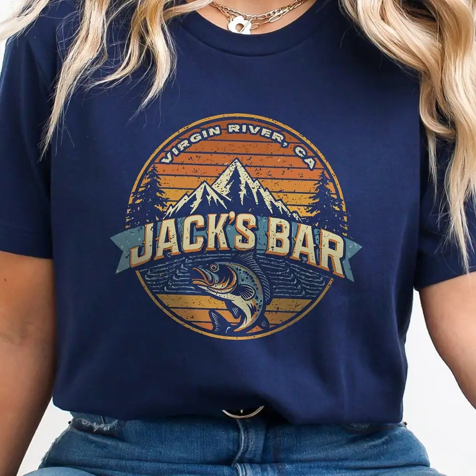 Virgin River Show Tirk Jacks Bar Scene Poloha pre televízor Fan Retro Vintage Style Best Design Jack a Melinda