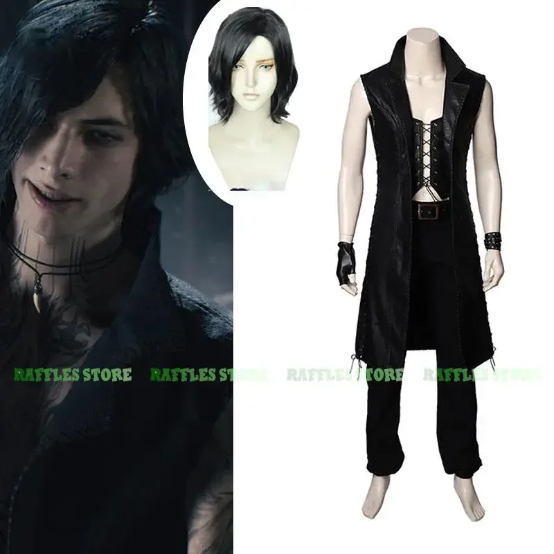 Vitale Game DMC 5 V Cosplay kostým parochňa May Cry cosplay diabol pánsky kostým uniforma oblečenia na mieru vyrobené oblečenie Halloween Party