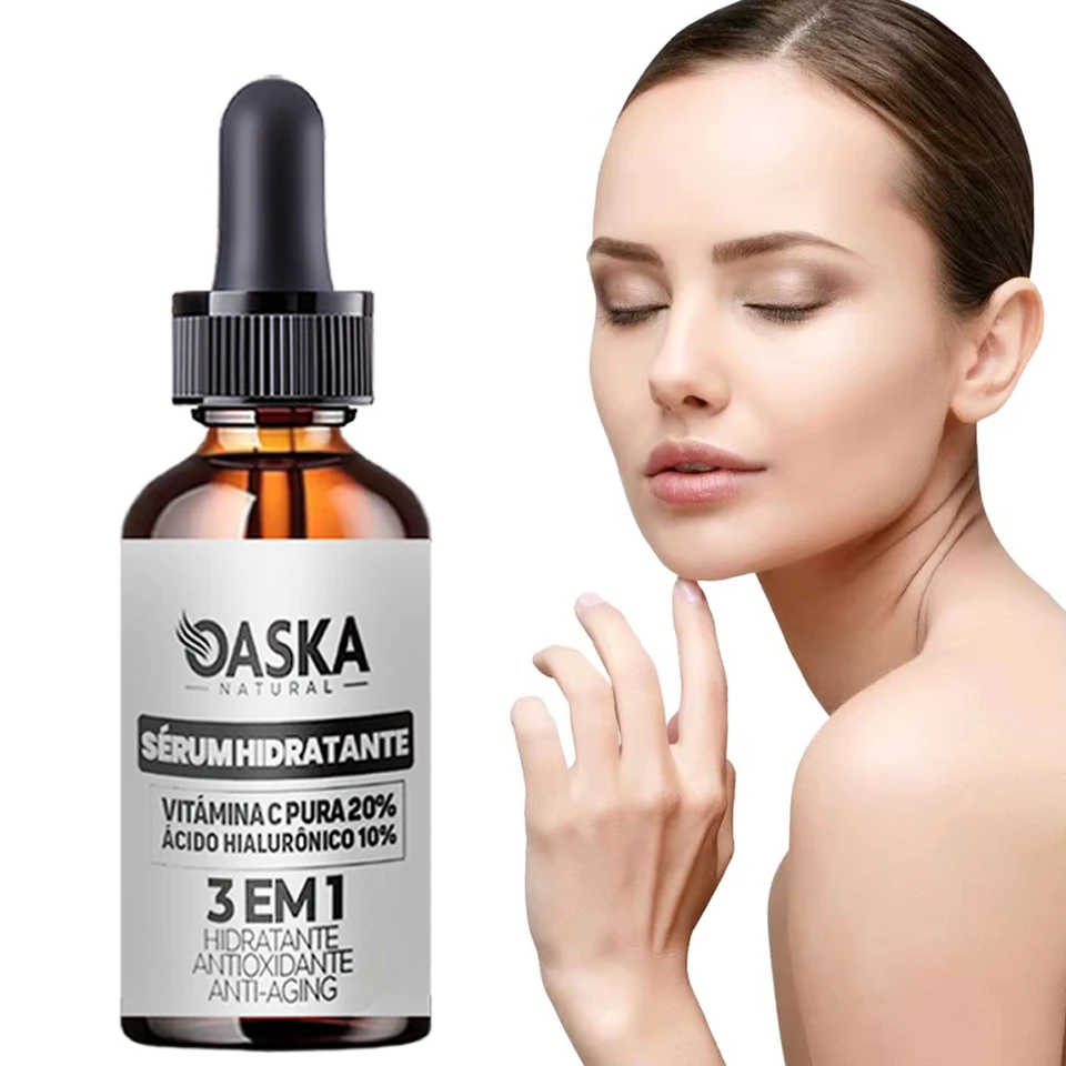 Vitamín Pure 20% kyselina hialuronická 10% biela ryžová podstata tváre Hyalurónová esencia Zmršťuje póry, redukuje jemné čiary, Nouris