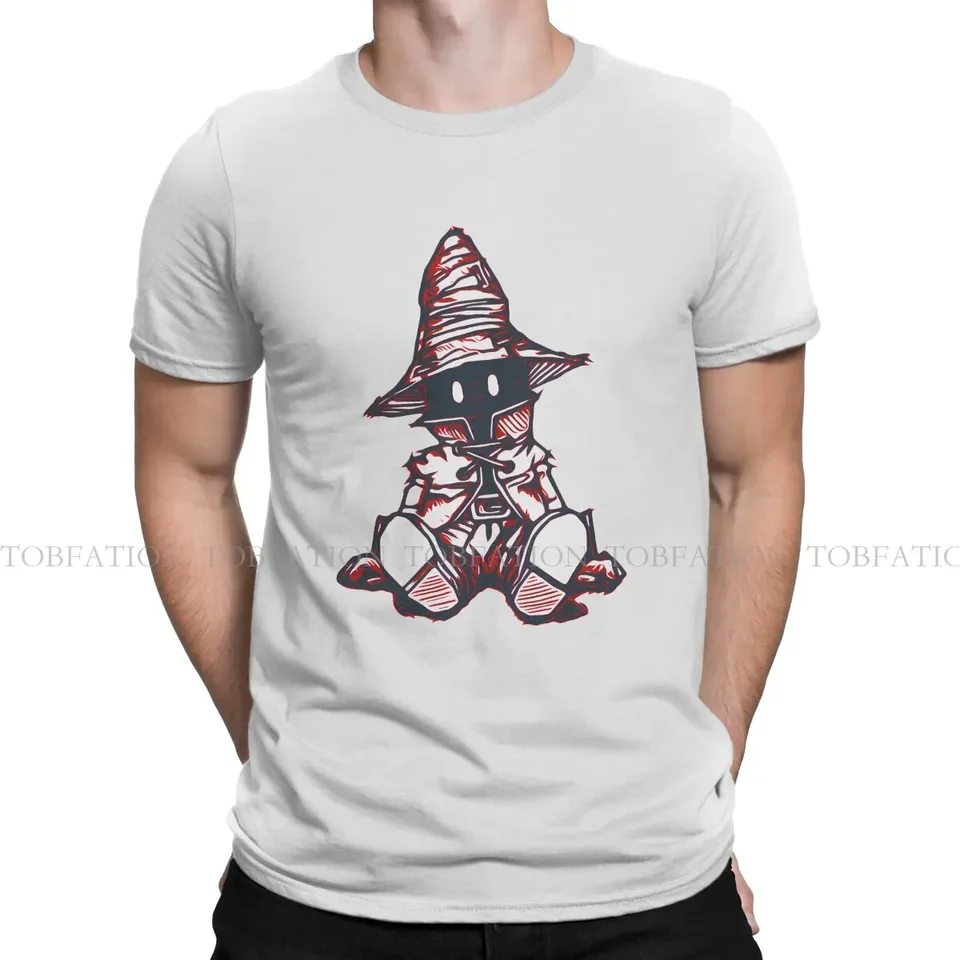 Vivi Hipster Trhirts Final Fantasy Game Men Style Pure Cotton Tops T tričko o krk nadmerne nadmerne