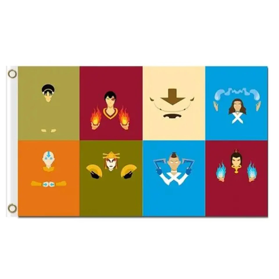 Vlajka animácie 2x3ft Animation 150x90cm (3x5ft) Cool Gift Banner s históriou hudobná obchodná vlajka s 2 Grommet One Side Flag