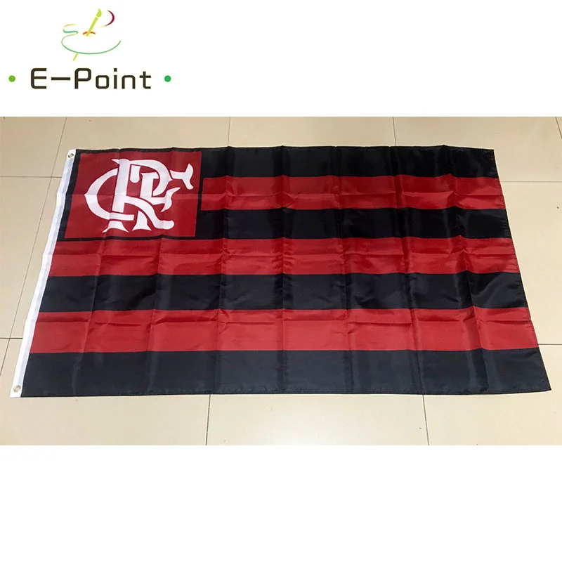 Vlajka Brazílie Clube de Regatas do Flamengo RJ 3ft*5 stôp (90*150 cm) Vianočné ozdoby pre darčeky pre domácu vlajku