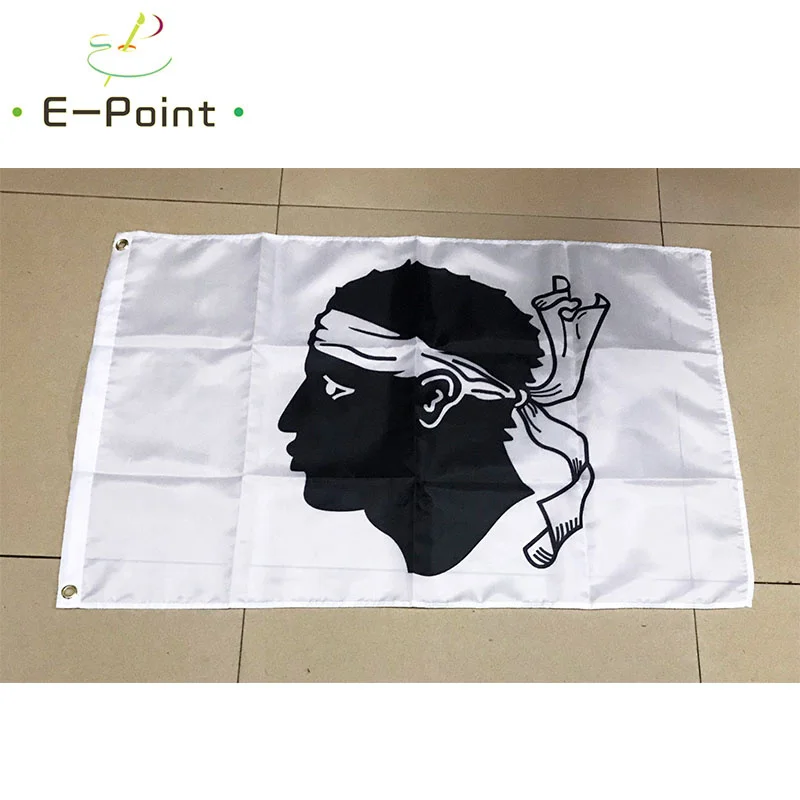 Vlajka z Korziky 2 stôp*3ft (60*90 cm) 3 stôp*5 stôp (90*150 cm) Vianočné ozdoby pre darčeky pre domácu vlajku
