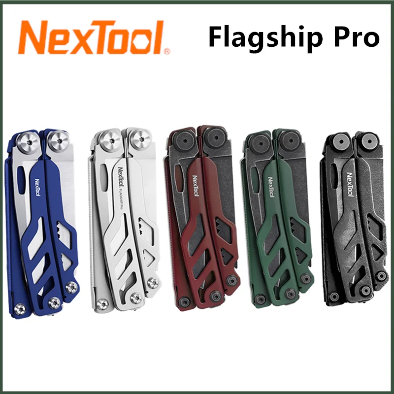 Vlajková loď NEXOOL Pro 16 v 1 Multitool s kydexovými skladacími klieštmi prenosné vrecko na viacúčelové nožnice Nožnice s viacerými nástrojmi