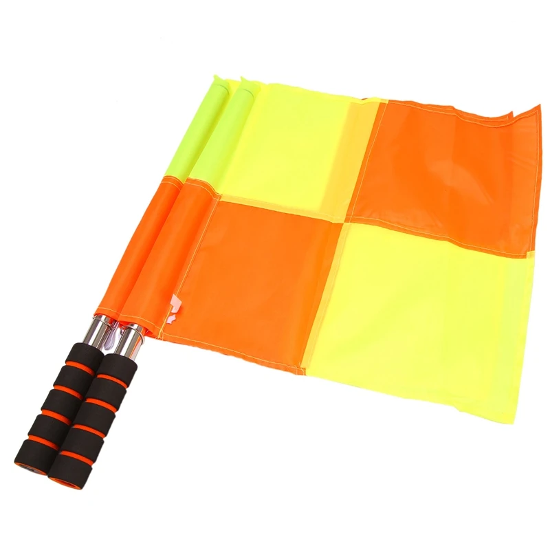 Vlajky rozhodcu A92U-Soccer s nosením tašky futbalového sudcu linky Sideline Fair Play Sports Match Flags Equipment Equipment