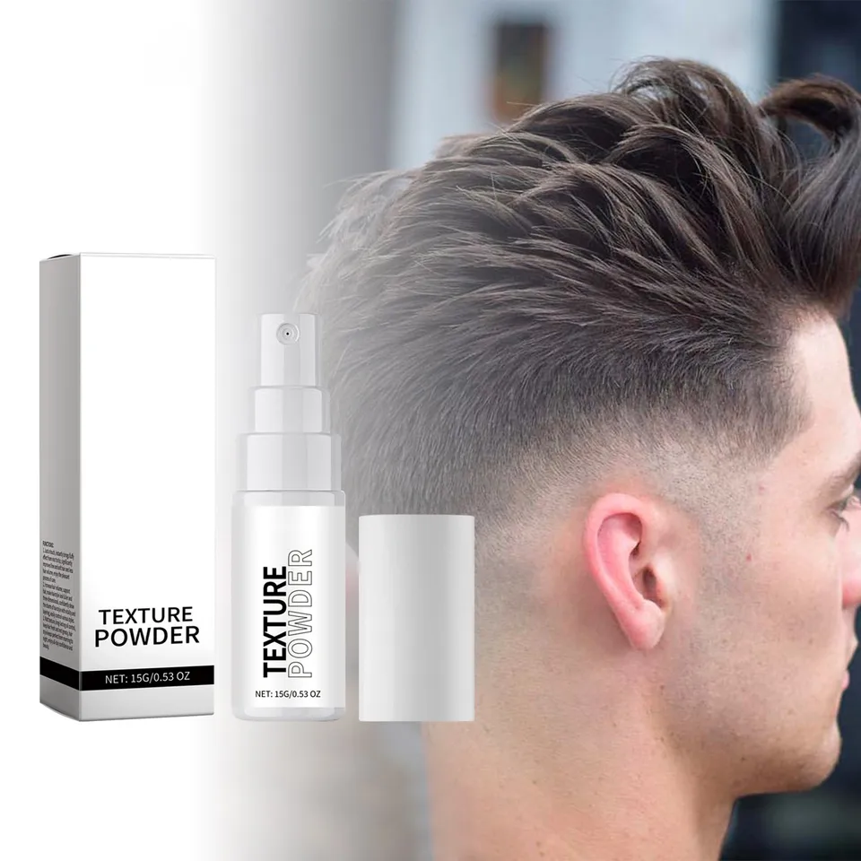 Vlasové vlákna texturizujúce prášok styling prášku Zhruženie vlasov Kvalita vlasov Ovládanie olej osviežujúci styling Prášok textúry vlasov