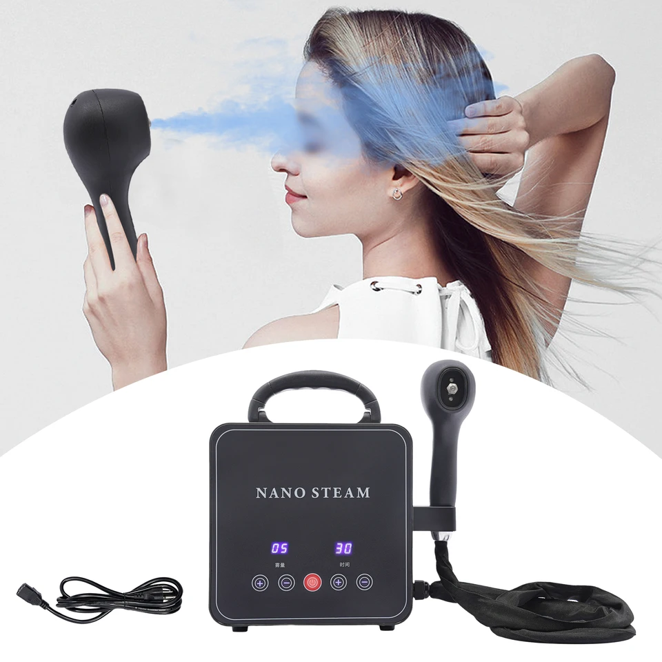 Vlasový parník 1750 W stojaci procesor farby vlasov s digitálnym dotykovým panelom Nano Hair Steamer Nano Mist Hair Steamer pre starostlivosť o vlasy