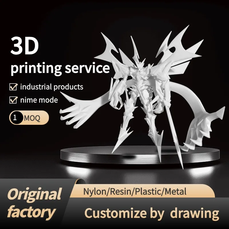 Vlastná 3D tlačová služba SLM kovový mjf nylon výroba plastová SLA živica SLS TPU Hliník z nehrdzavejúcej ocele Titán ABS Časti