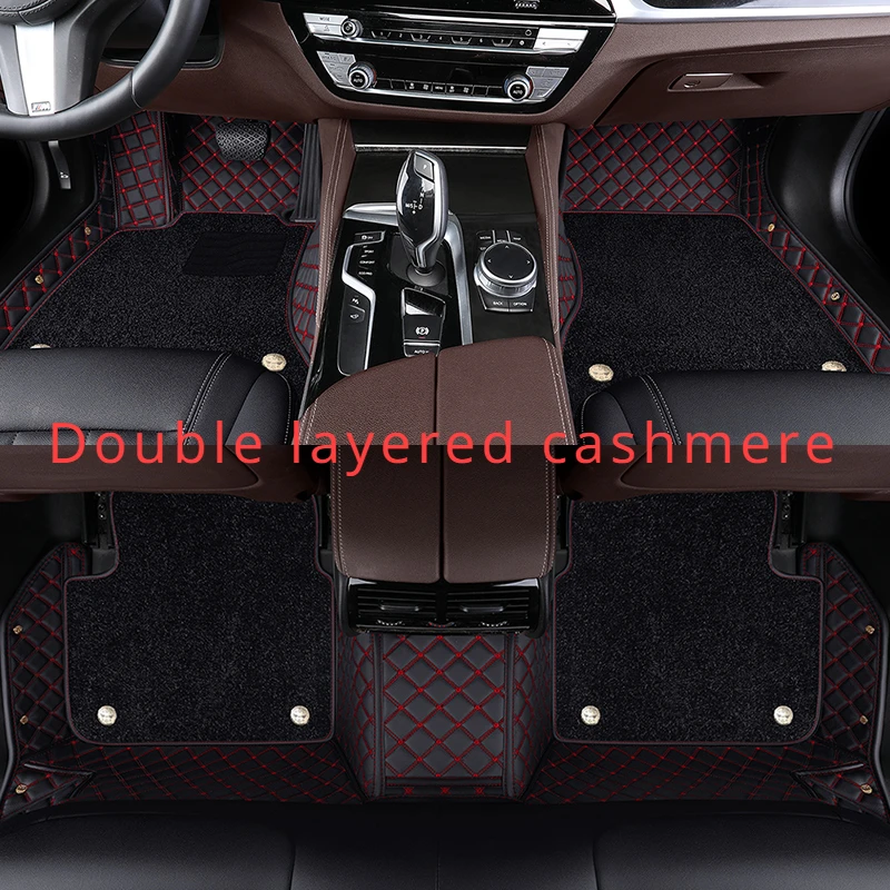 Vlastná dvojvrstvová farebná podlahová podlahová podlaha pre BMW 3 Series F30 F31 Touring F34 GT G20 2020-2023 100% Fit Interior Auto príslušenstva