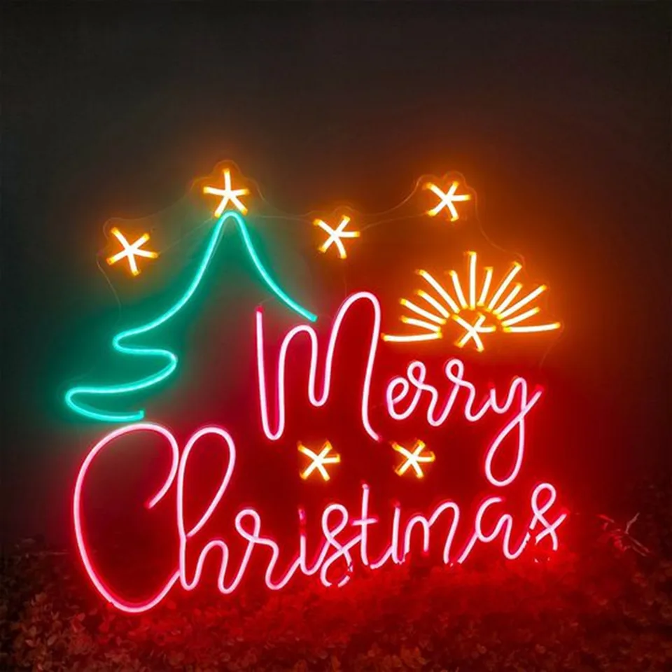 Vlastná neónová značka LED vianočné dekorácie Domáce dekorácie Prázdninová atmosféra LED NEON LIGHTS LOGO LOGO STORE NÁZOV PRISTER NEON NEON SIGN