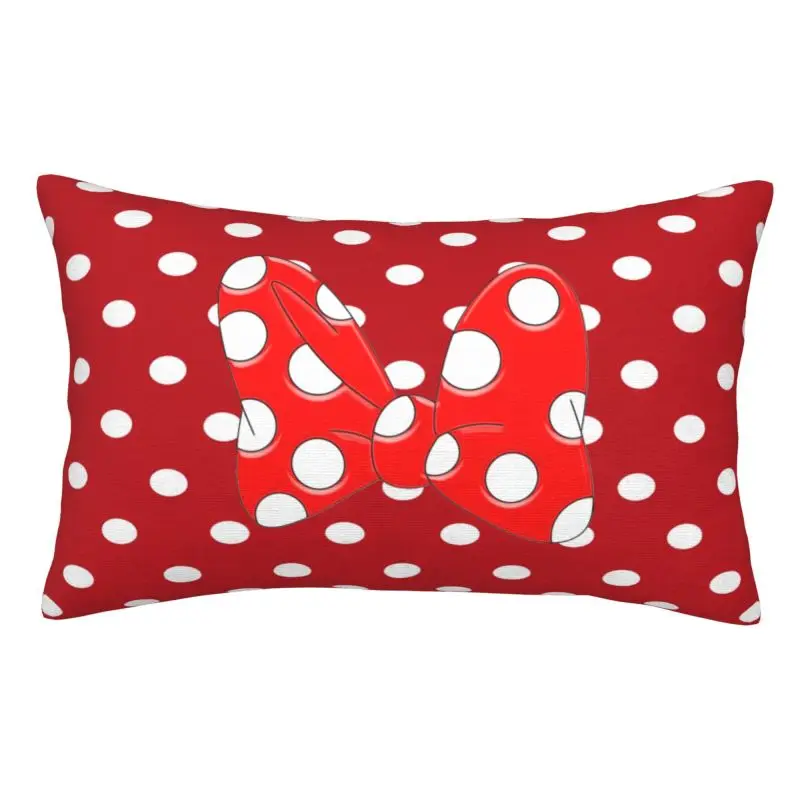 Vlastná Nordic Mickey Mouse Anime Anime Cover Minnie Cushion Cover pre posteľnú pohovku Soft Soft Trow vankúš obdĺžnik