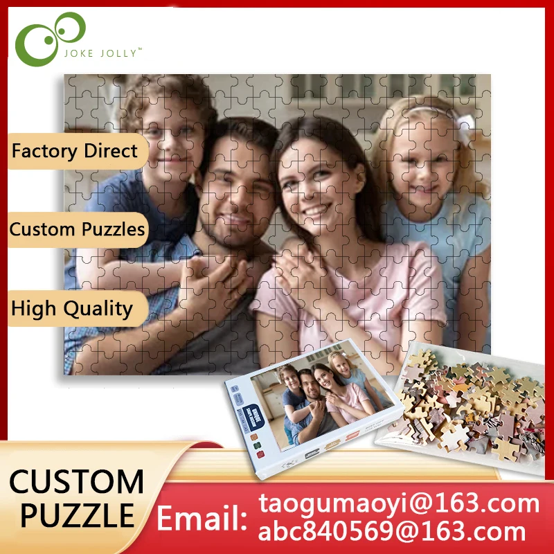 Vlastná puzzle Drevené malé vysoko presné tlačové úplne nové súkromné ​​vlastné fotografické obrázky Továreň Priamy predaj Boy Girl Gift N Zyf