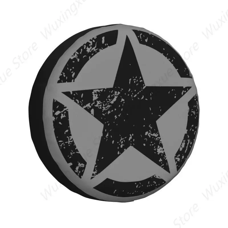 Vlastná vojenská taktická armáda hviezda náhradná pneumatika pre Toyota Prado 4wd 4x4 SUV Car Wheel Protector 14 