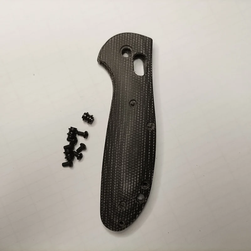 Vlastné lišty z rukoväte s rukoväťou na vlastné ľanové sklony pre pravú lavicu Mini Griptilian 555 556 557 nože DIY Vytvorte príslušné diely