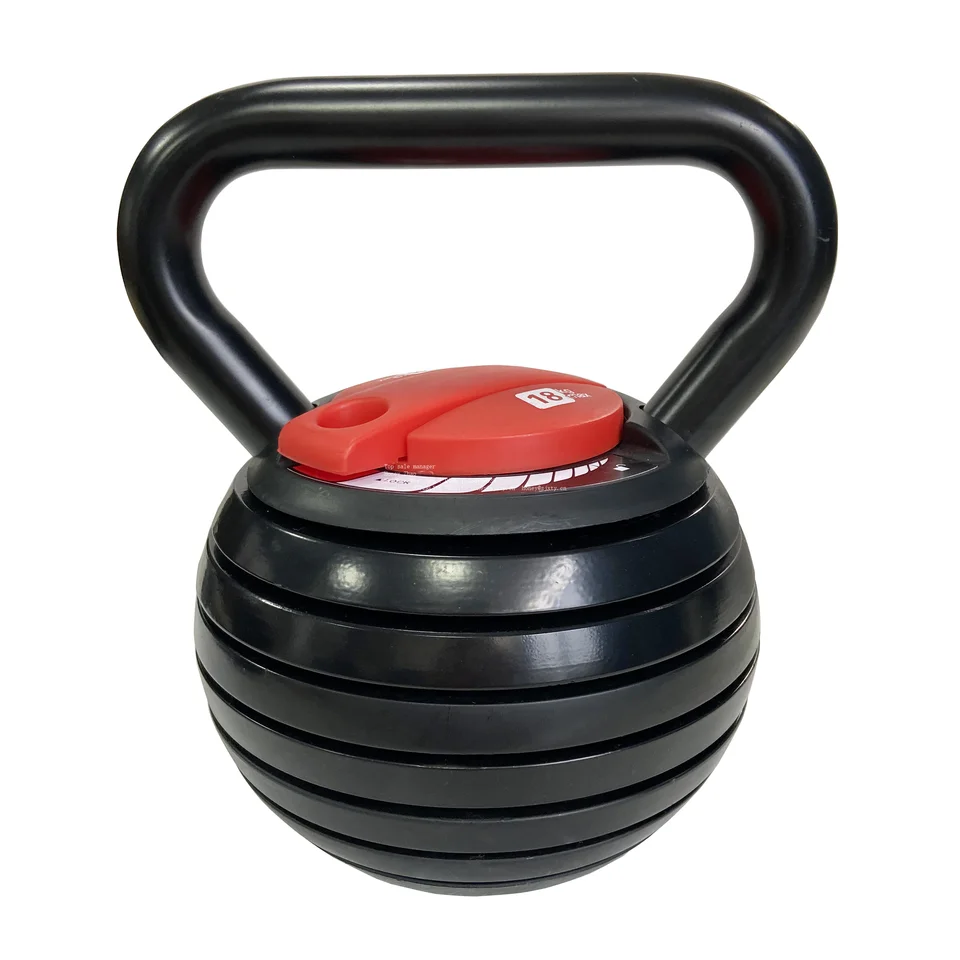Vlastné logo Home Použitie fitness činky na kettlebell Grip Nastaviteľná konkurencia Kettlebell 14 kg s doskami