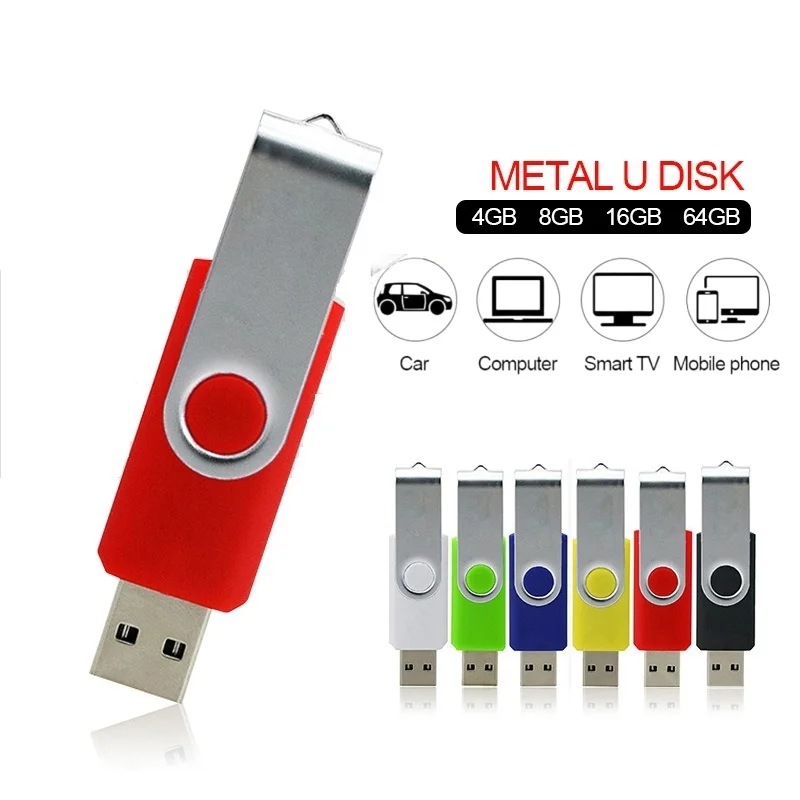 Vlastné logo USB 2.0 Pendrive 128 GB 64 GB 32 GB 8 GB USB Flash Drive 4 GB 2 GB Free Laser Logo 2.0 USB Flash Drive Stick Najlepší darček