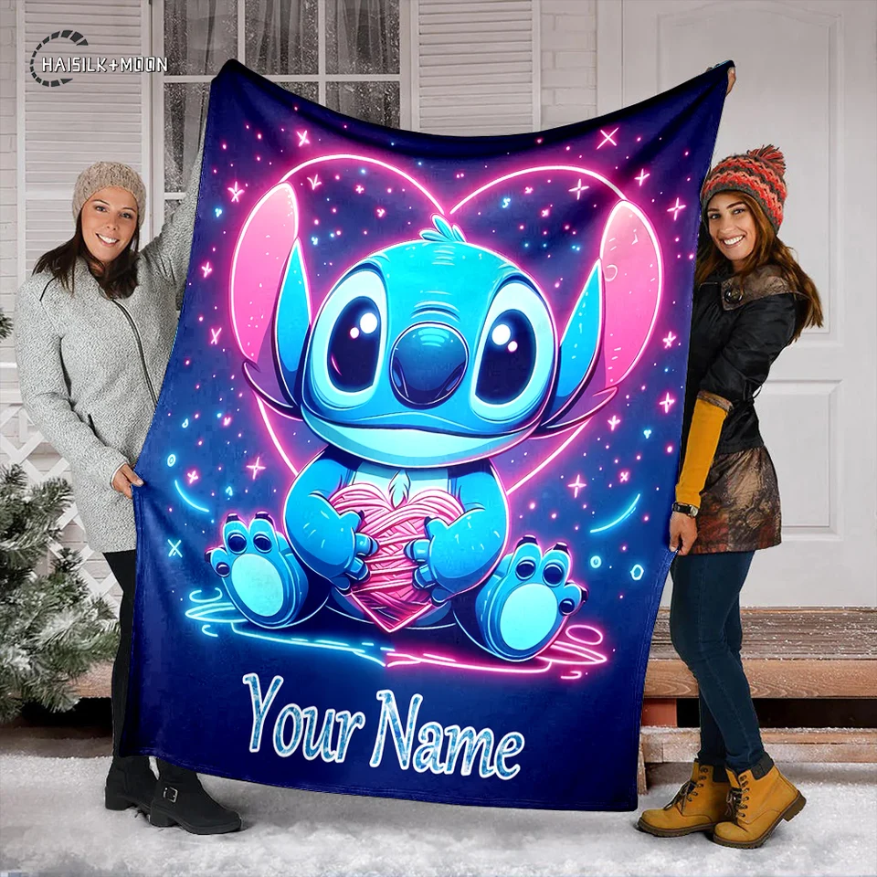 Vlastné meno personalizovaná prikrývka Disney steh deť