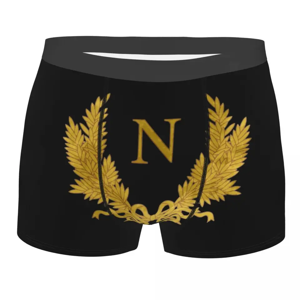 Vlastné Napoleon Bonaparte spodná bielizeň muži natiahnite francúzske francúzske boxerové nohavičky nohavičky, ktoré sú