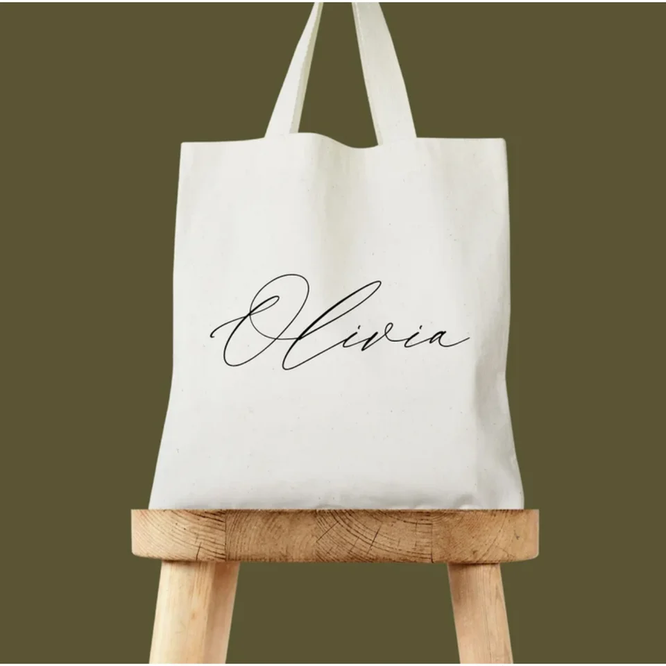 Vlastné názov tote taška - svadobné uvítacie tašky - Bachelorette Party Tote - Custom Bridesmaid Tote - Svadobná strana tote - družička