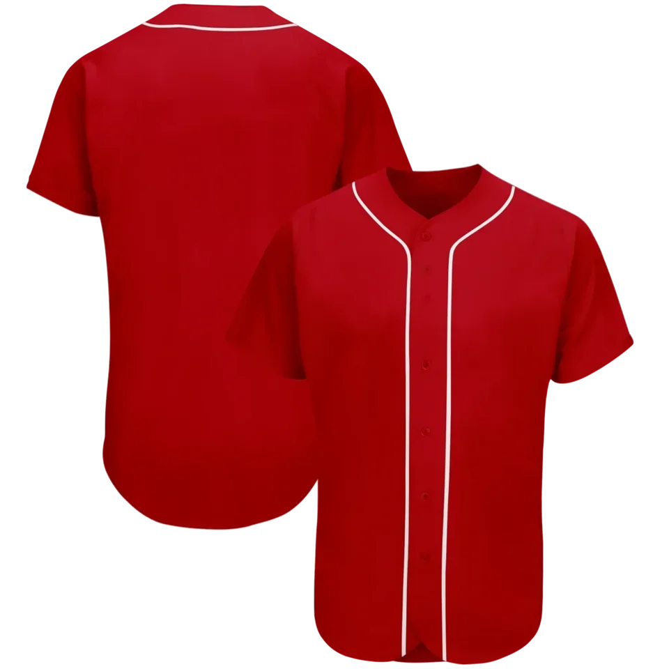 Vlastné názov tímu Baseball Jersey Tlač/vaše meno/číslo, mäkké, priedušné športové oblečenie pre mužov/dievča/mládež vonku/neformálne/v interiéri