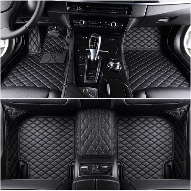 Vlastné podlahové rohože pre podlahy pre Infiniti G Coupe G25 G35 G37 2010-2013 Roky Interiérové ​​detaily Koberec